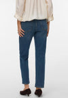 Vero Moda Rosie Mid Rise Slim Fit Jeans, Dark Blue