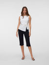 Vero Moda Smilla Sleeveless with Knot Detail Top, White
