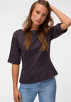 Vero Moda Pleated Basic Top, Brown