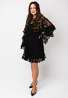 Vero Moda Celine Lace Smock Dress, Black