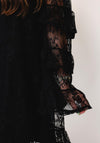 Vero Moda Celine Lace Smock Dress, Black