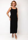 Vero Moda Juliette Scallop Hem Maxi Dress, Black