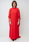 Vero Moda Yasmina Cape Detail Maxi Dress, Red