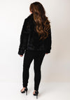 Vero Moda Sonjaeva Faux Fur Short Jacket, Black
