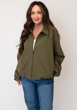 Vero Moda Nova Cropped Jacket, Khaki