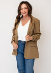 Vero Moda Tena Long Blazer, Beige