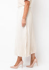 Vero Moda Florence Pleated Maxi Skirt, Cream
