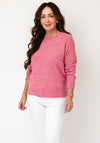 Vero Moda Doffy Striped Knitted Jumper, Pink
