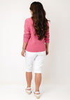 Vero Moda Doffy Striped Knitted Jumper, Pink
