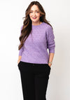 Vero Moda Doffy O-Neck Blouse, Purple