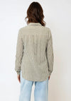 Vero Moda Bumpy Striped Shirt, Capulet Olive Green