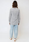 Vero Moda Bumpy Striped Shirt, Grey and White