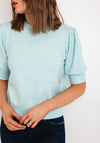Vero Moda Doffy Short Sleeve Knit Sweater, Clearwater