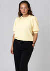 Vero Moda Doffy Short Sleeve Knit Sweater, Golden Yellow