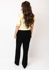 Vero Moda Doffy Short Sleeve Knit Sweater, Golden Yellow