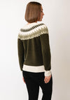 Vero Moda Simone Nordic Knit Jumper, Green