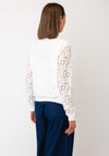 Vero Moda Honey Lace Bomber Jacket, White