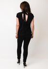 Vero Moda Aurora Crepe Tie Back Top, Black