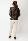 Aware Vero Moda Kienna Lace Top, Brown