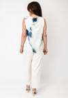 Vero Moda Sleeveless Watercolour Top, Cream Multi