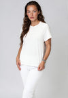 Vero Moda Fie Back Print T-Shirt, White