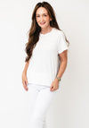 Vero Moda Fie Back Print T-Shirt, White