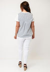 Vero Moda Fie Back Print T-Shirt, White