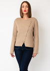 Vero Moda Vienna Wrap Cardigan, Beige
