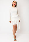 Vero Moda Hazel Long Sleeve with Tie Detail Top, Cream