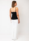 Vero Moda Heather Stud Detail Strappy Top, Black