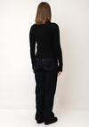 VMCHLOE LS V-NECK TOP JRS GA