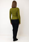 VMCHLOE LS V-NECK TOP JRS GA