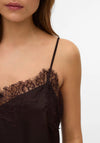 Vero Moda Julia Lace Cami Top, Brown