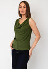 Vero Moda Kanva Sleeveless Halter Neck Top, Green