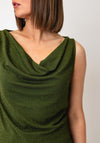 Vero Moda Kanva Sleeveless Halter Neck Top, Green
