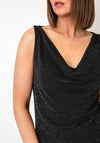 Vero Moda Kanva Sleeveless Halter Neck Top, Black