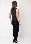Vero Moda Kanva Sleeveless Halter Neck Top, Black