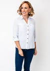 Vero Moda Bumpy Striped Shirt, Brunnera Blue