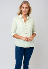 Vero Moda Bumpy Striped Shirt, Green