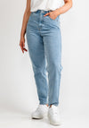 Vero Moda Zoe Mom Jeans, Light Blue Denim