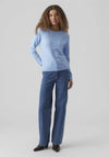 Vero Moda Doffy Knit Jumper, Little Boy Blue