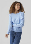 Vero Moda Doffy Knit Jumper, Little Boy Blue