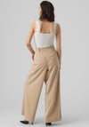 Vero Moda Rosa Sleeveless with Lace Detail Top, White