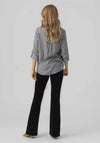 Vero Moda Bumpy Striped Shirt, Navy