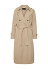 Vero Moda Chloe Long Trench Coat, Beige