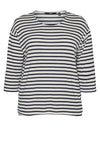Vero Moda Cholly Striped Round Neck Top, Navy