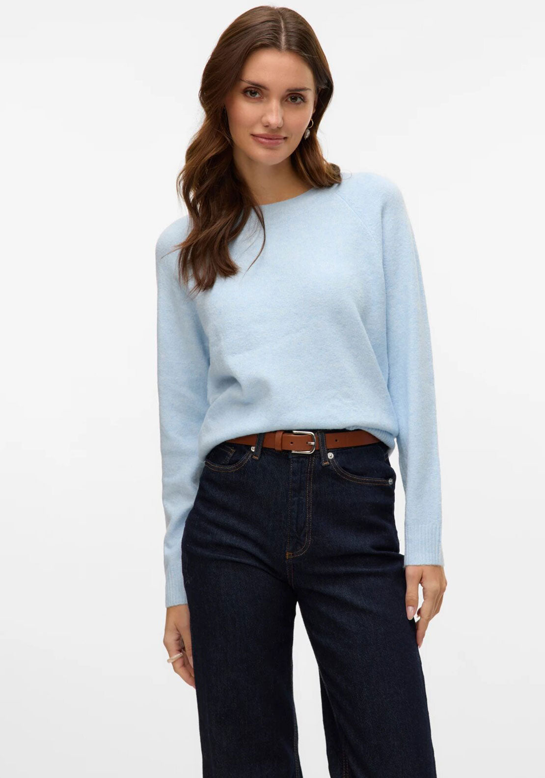 Vero Moda Doffy Knit Jumper, Cashmere Blue