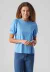 Vero Moda Kerry O-Neck Top, Dutch Canal