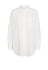 Vero Moda Vera Open Back Longline Shirt, White