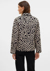 Vero Moda Vigdis Printed Quilted Jacket, Black
